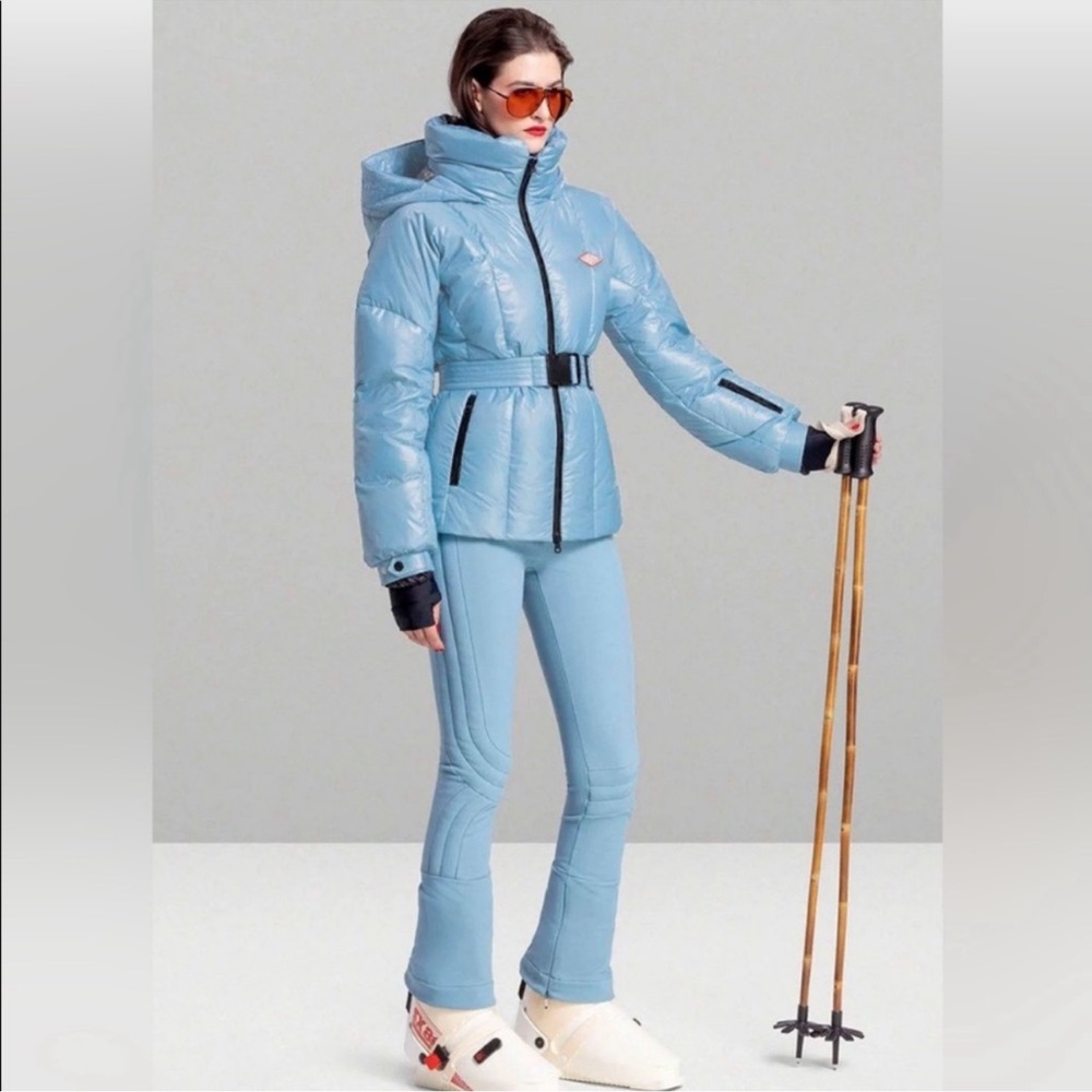 Cordova Monterosa Ski Jacket & Wildcat Pants Set Medium Storm Blue MSRP $1930